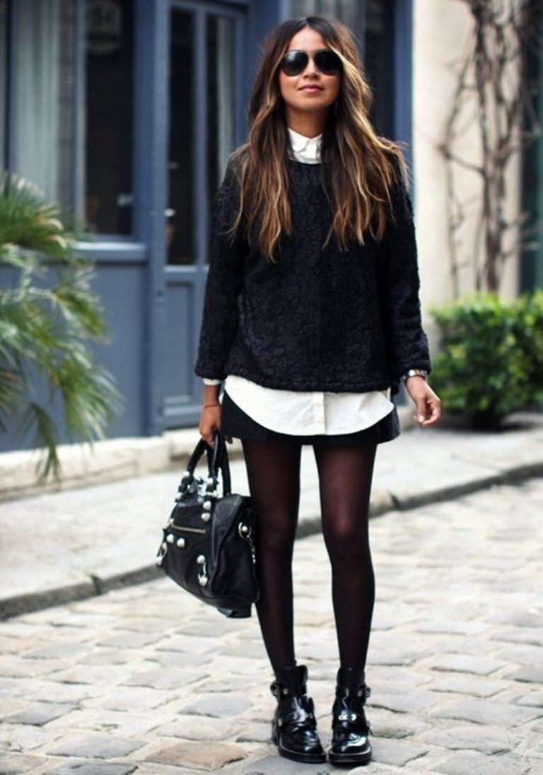 Looks blanco y negro