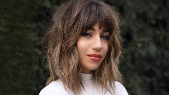 Estilo rockeo y despreocupado: Luce divina con el corte shag bang