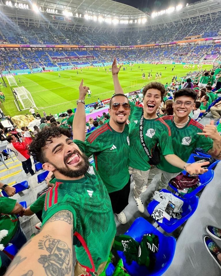 Famosos mexicanos en el Mundial de Qatar
