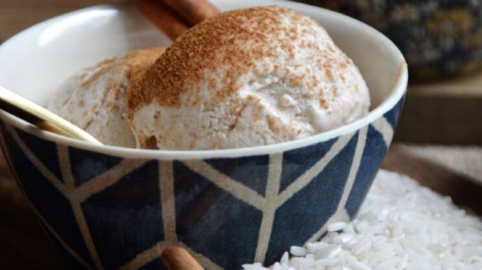 Refrescate con este helado casero sabor horchata y no dejes que el calor te gane