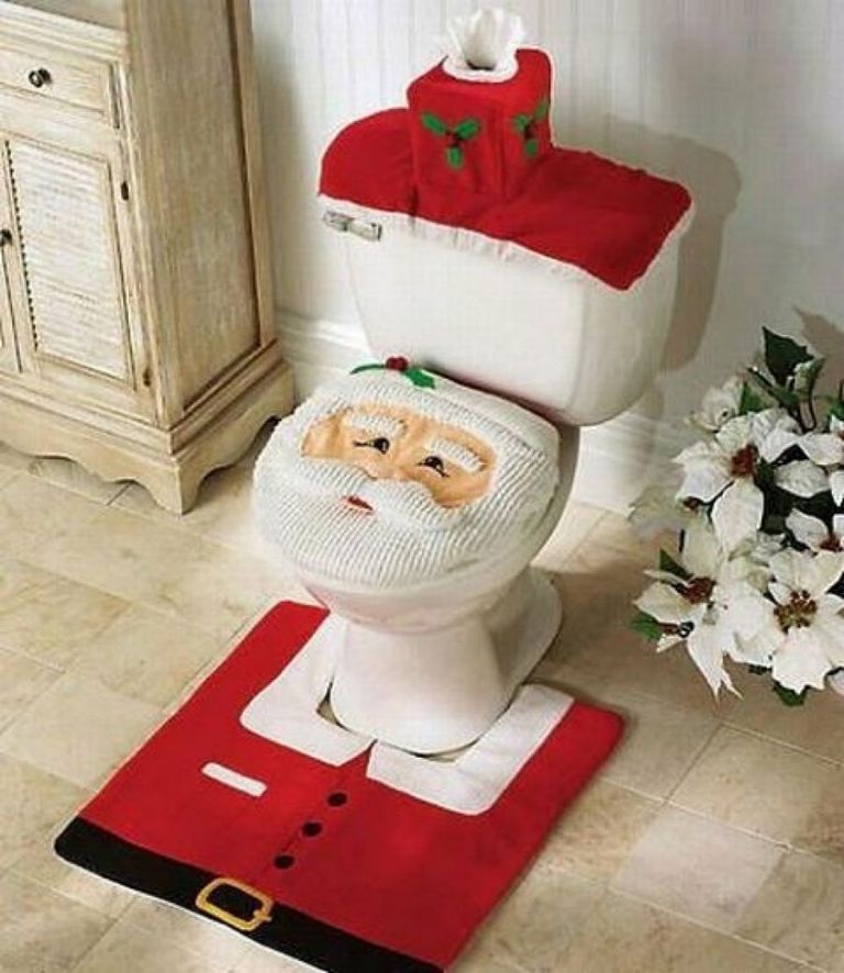 Cómo decorar tu baño en navidad