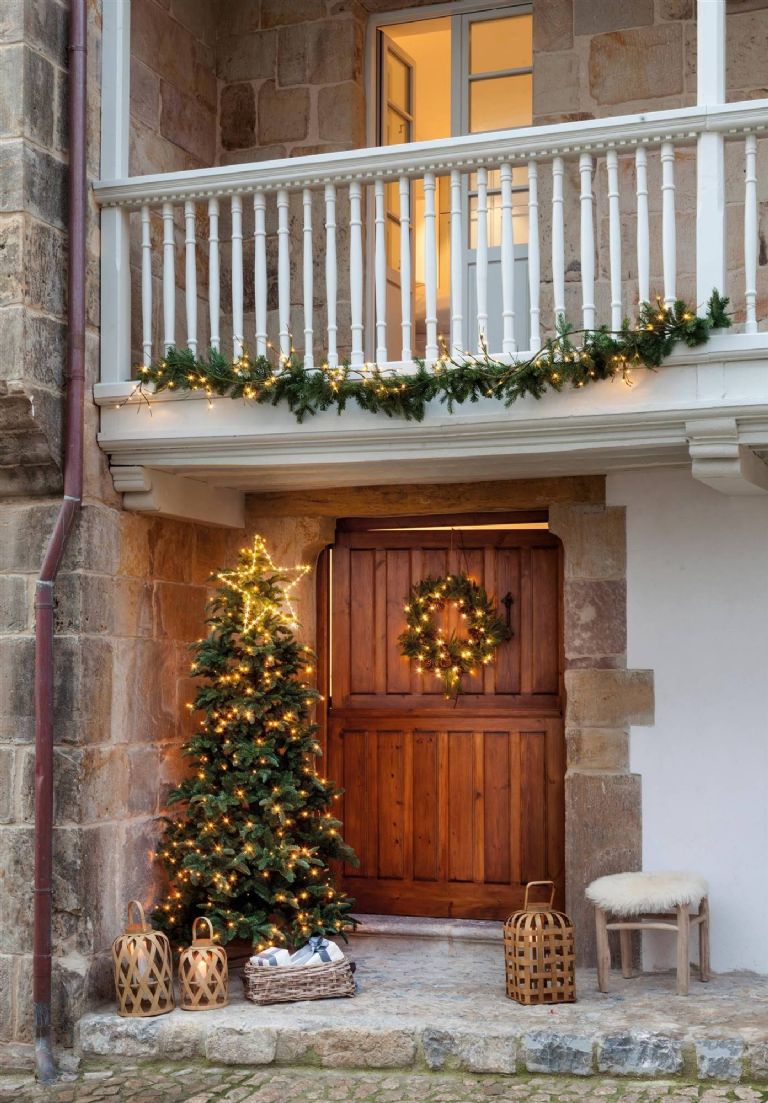 Cómo adornar tu puerta en Navidad