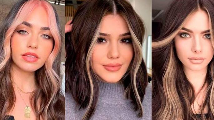 Contraste bicolor: Apúntate a la tendencia de mechas 'chunky'