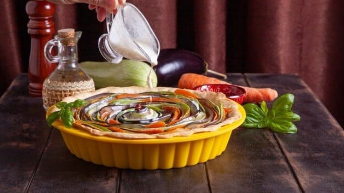 Prepara este flan de verduras y sorprende en la hora de la comida