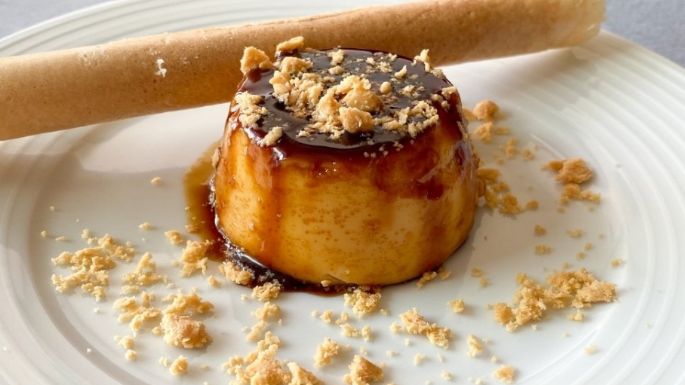 No te quedes sin probarlo: Receta de flan de turrón