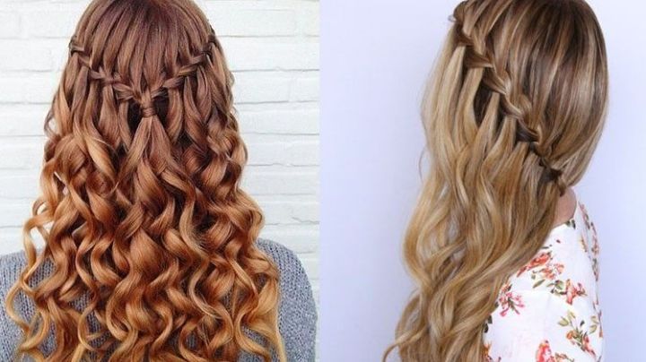 Trenza cascada: Acomoda tu cabello en este peinado para lucir muy romántica