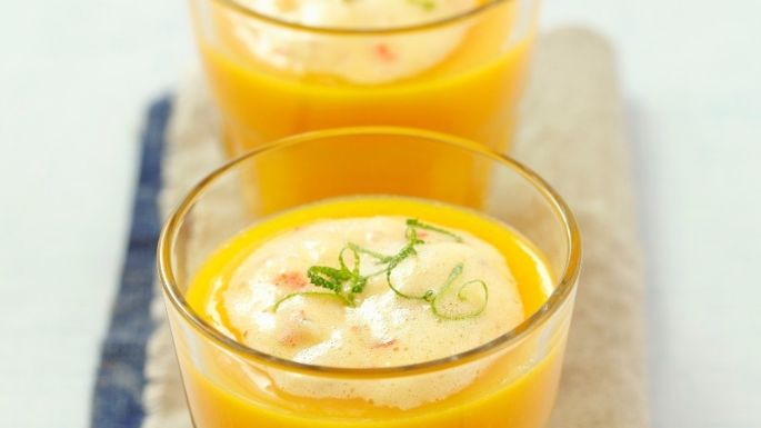 Refresca tus tardes de calor con una rica crema de mango, el postre más sencillo