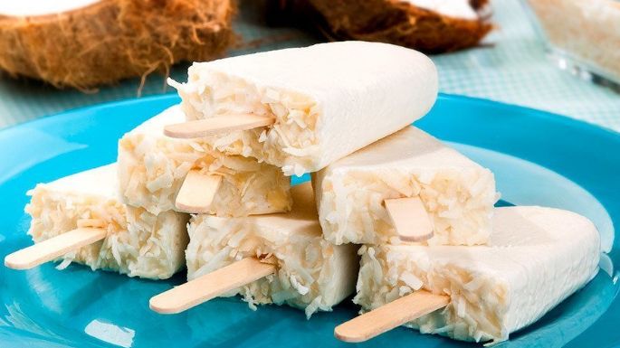 Paletas de coco: El postre frío que tus hijos amarán con locura