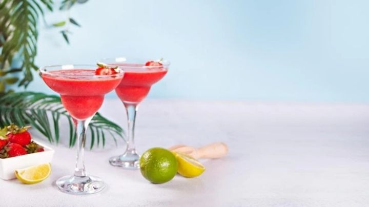 Un cóctel apto para los niños: Daiquiri de fresa sin alcohol