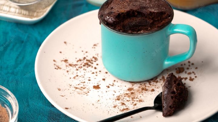 Mug cake de crema de avellana: Un excelente opción de desayuno saludable