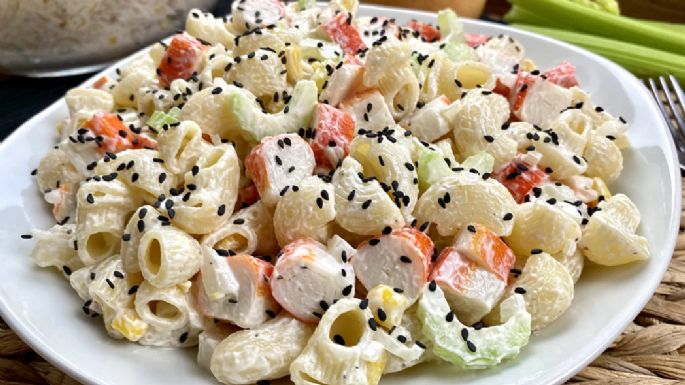 Una receta ligera y super fresca: Pasta con surimi