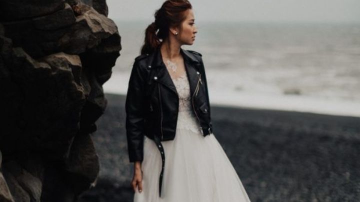 Novias rockeras: Prendas de cuero, la nueva moda para quienes se van a casar