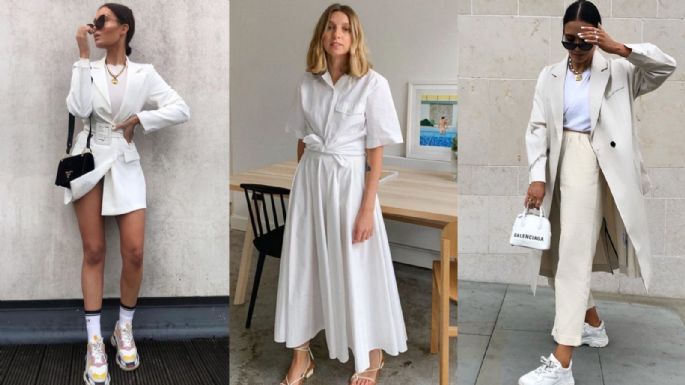 Outfits minimalistas: Así puedes combinar las prendas blancas en tus looks