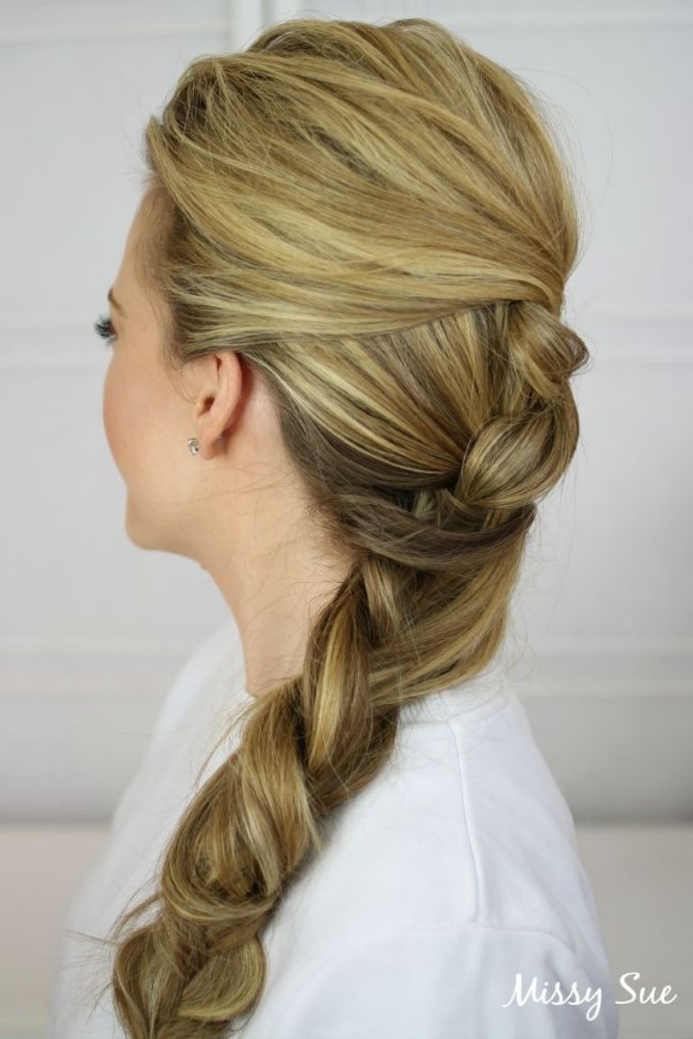 Twisted braid para un look más elegante 