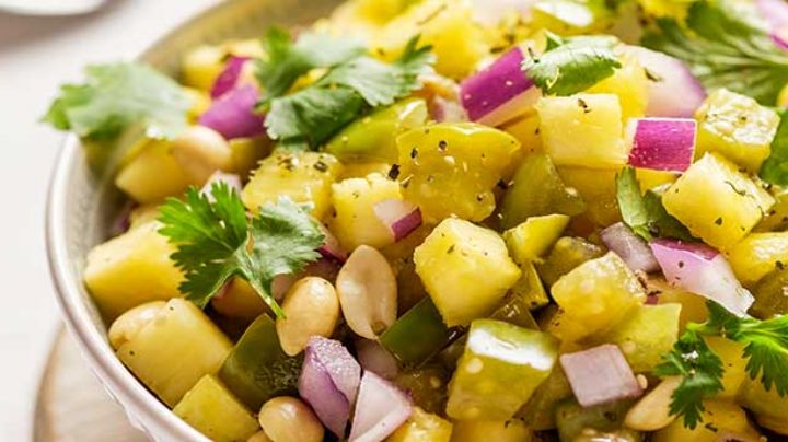¡Te va a salvar del calor! Receta de pico de gallo tropical