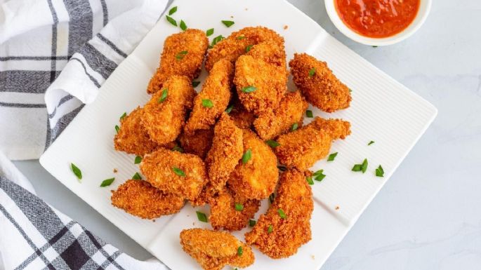 Nuggets de pollo y calabaza para preparar en muy poco tiempo