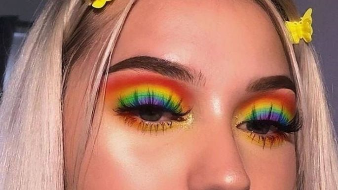 Delineados inspirados en el pride; luce una mirada llena de orgullo y colores arcoíris