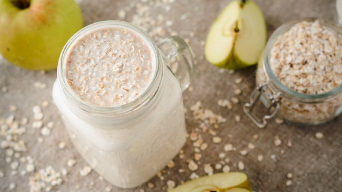 Aumenta tu metabolismo consumiendo este batido de avena; además es muy nutritivo