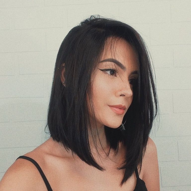 Corte lob para un efecto de cabello gureso