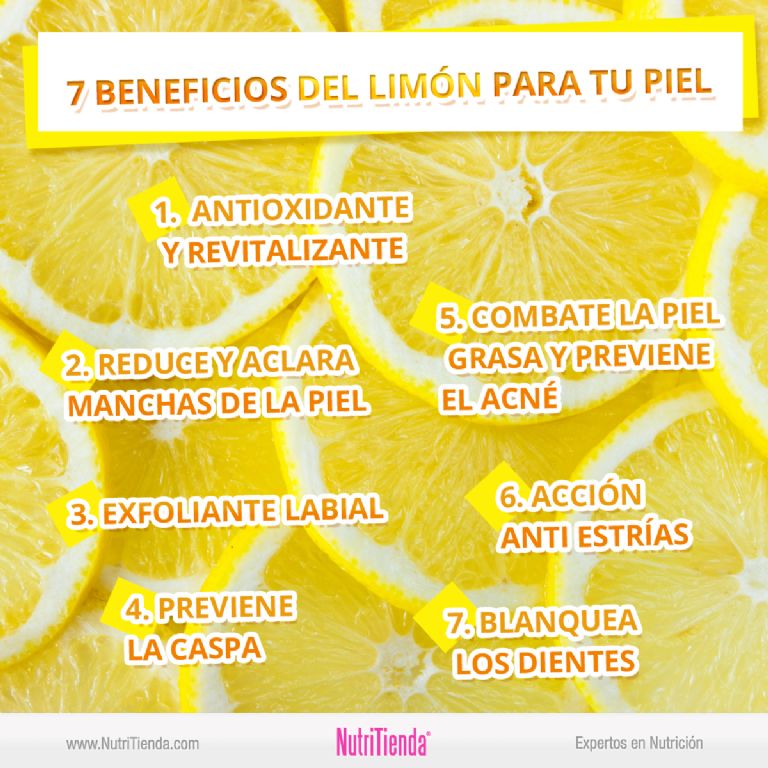 Beneficios del limón en la piel