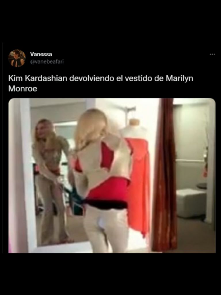 Reacciones al vestido roto de Marilyn Monroe