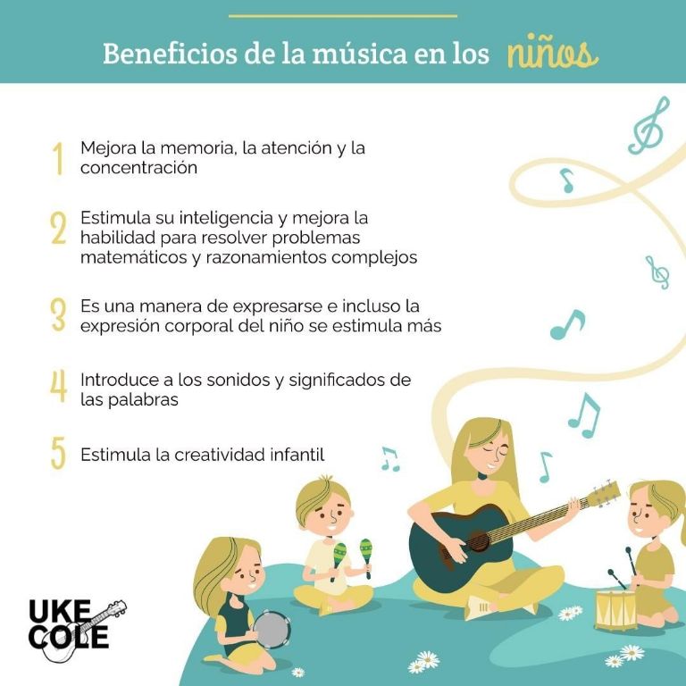 Beneficios de la música en la vida de los niños