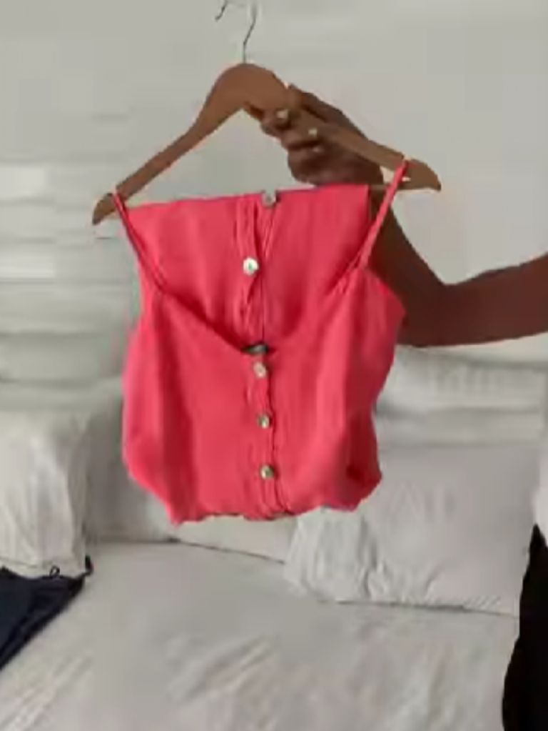 Truco para doblar vestidos