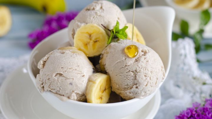 Aprende a preparar helado de plátano con frutos secos; delicioso como ningún otro