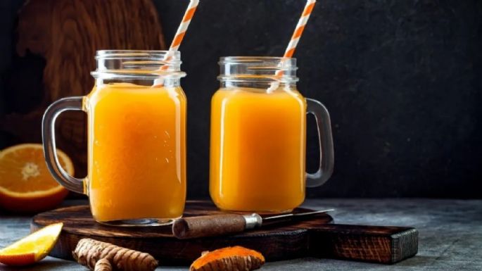 Juego de naranja con cúrcuma: Evita la gripe con delicioso este shot de vitaminas