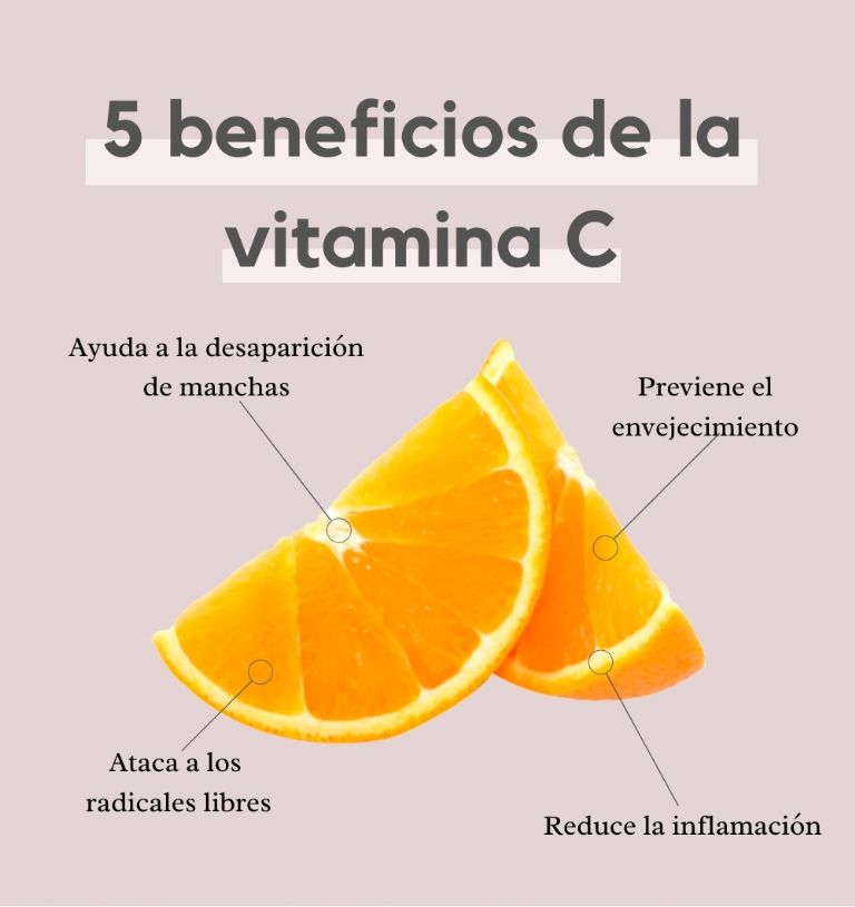 Beneficios de la vitamina C en la piel
