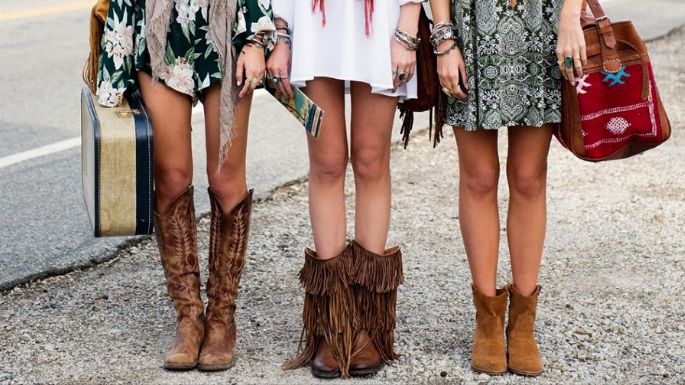 Botas vaqueras: Así puedes combinarlas con prendas estilo boho y estar en tendencia