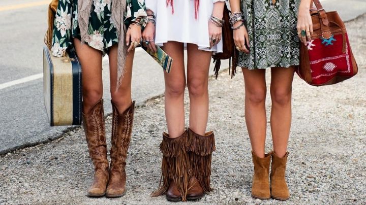 Botas vaqueras: Así puedes combinarlas con prendas estilo boho y estar en tendencia