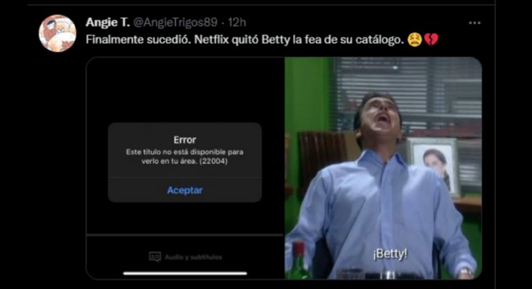 Yo soy Betty, la Fea sale de Netflix