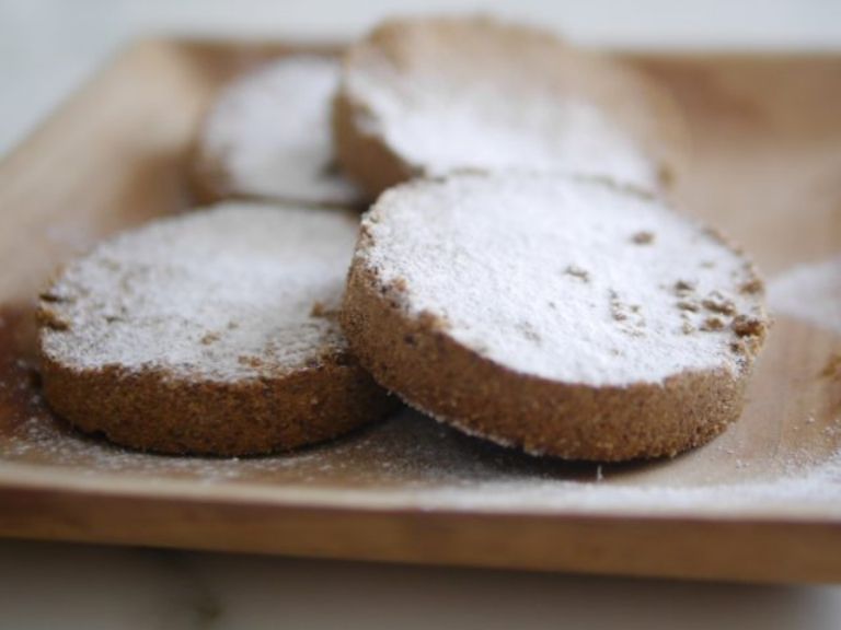 Polvorones de chocolate