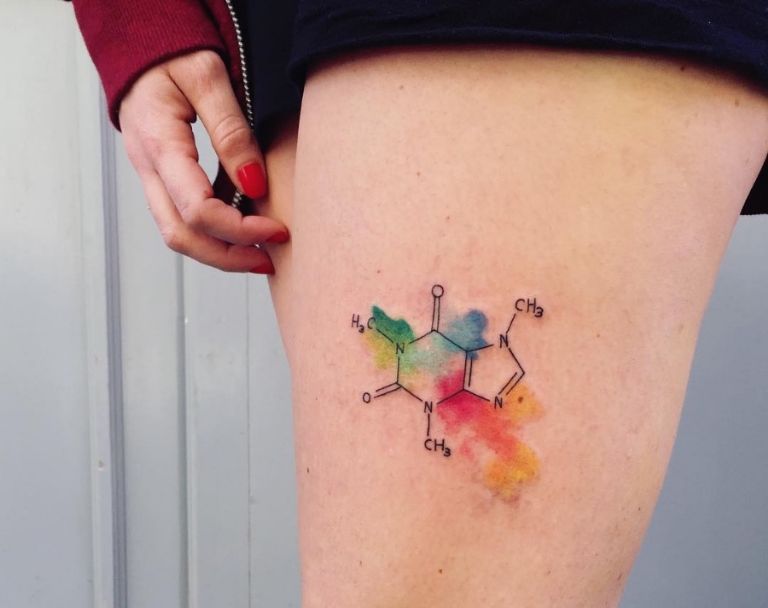 Por qué no hacerte tatuajes de colores 