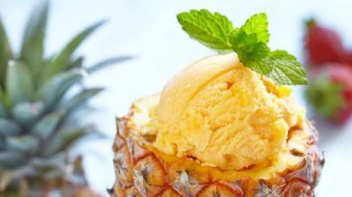 Receta sencilla para un día de calor: Delicioso helado de piña casero
