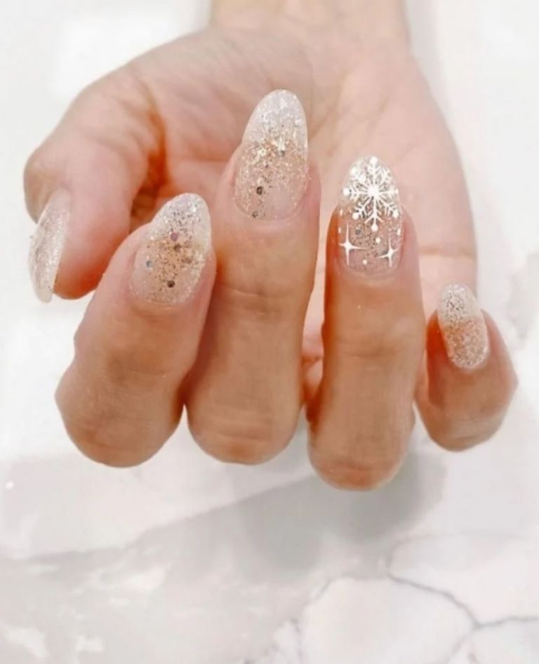 Uñas con glitter