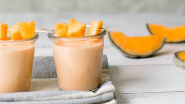 Dale tregua al calor con este delicioso smoothie de melón, ideal para refrescarte