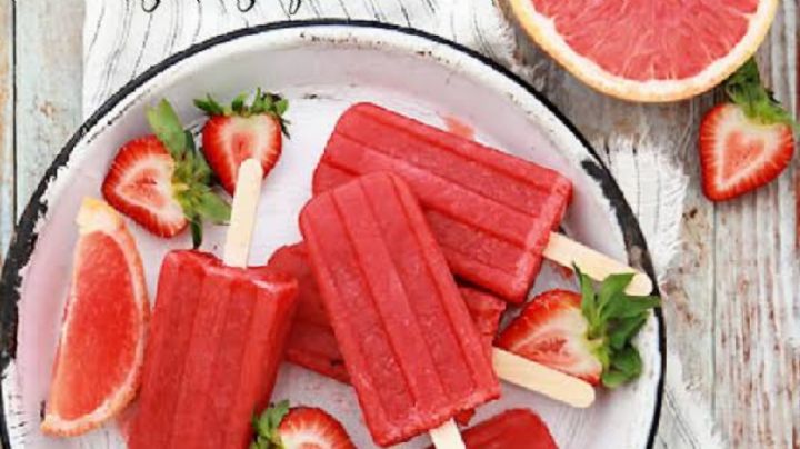 Paletas heladas de toronja y fresa: Conoce la receta perfecta para olvidarte del intenso calor