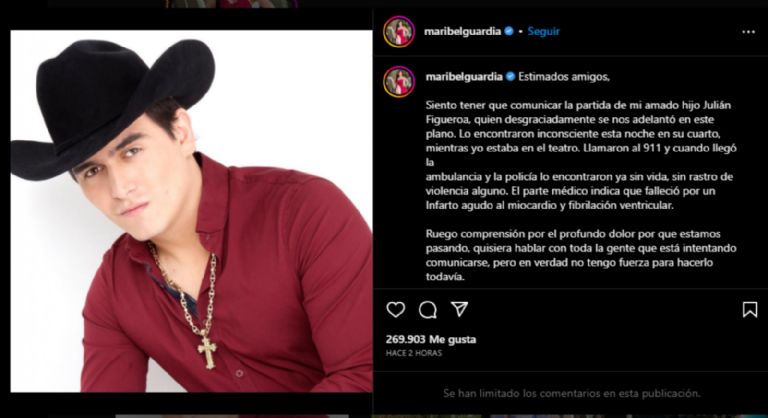 Muere Julián Figueroa a los 28 años