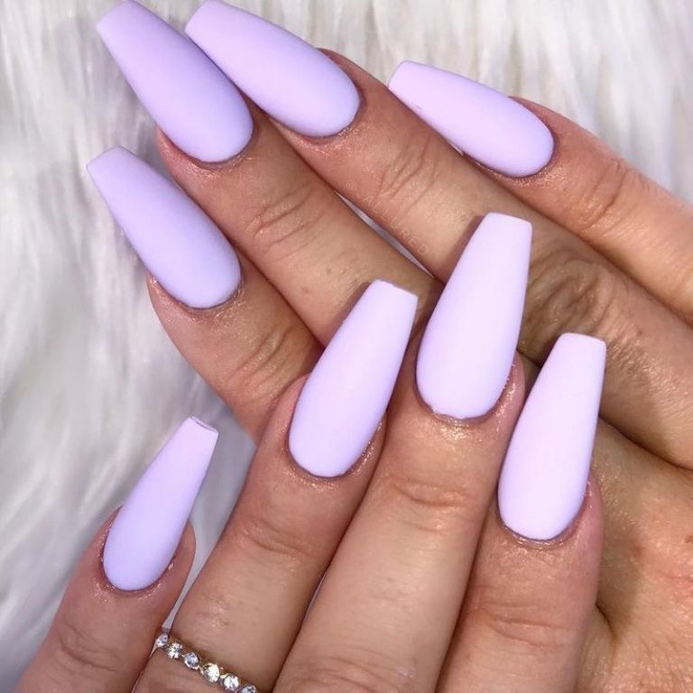 Lavander nails