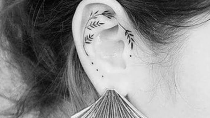 4 creativos estilos para lucir tatuajes en la oreja si eres una mujer a la que le gusta arriesgarse