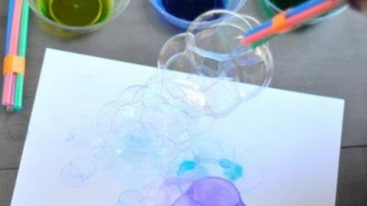 Pintar con bombas de jabón: Tutorial para realizar esta actividad entretenida con tus hijos