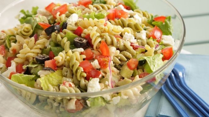 Ensalada de pasta griega: Esta receta refrescante y ligera no te dejará indiferente; pruébala ya