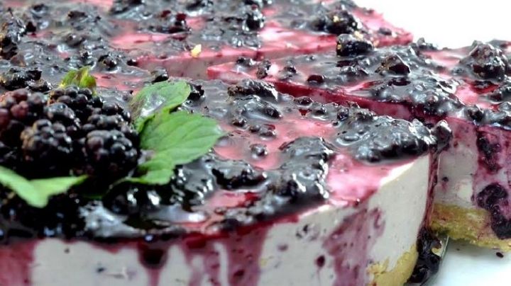 Haz tu propio 'cheesecake' de moras: Esta es un receta y un auténtico placer para los sentidos