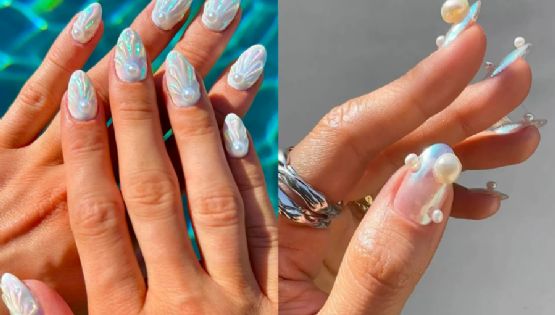 Ideas de manicura para las cumpleañeras piscis, diosas del mar del zodiaco